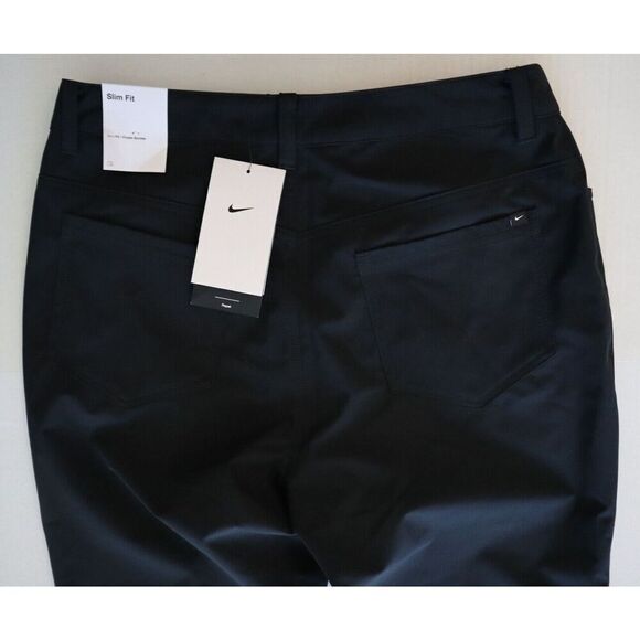 Nike Tour Repel DX6086-010 Women's Sz 8 Black Slim-Fit Golf Pants $120 - Picture 6 of 13